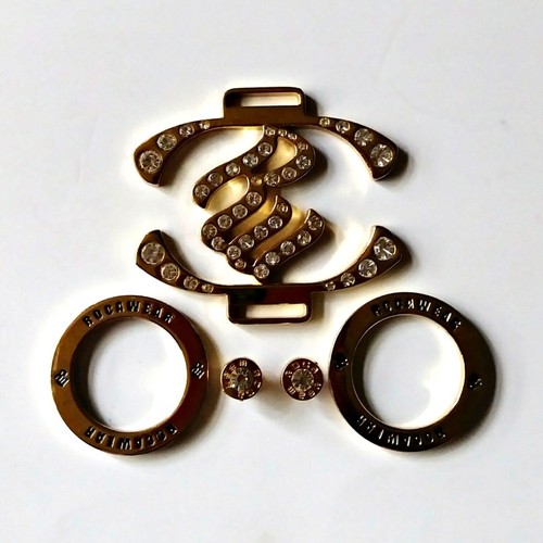 Pcs rocawear gold tone - pcs,