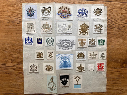 Victorian crests arms - , album