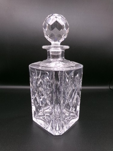 Vintage cut crystal decanter - vintage,