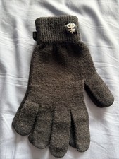 Drop Dead Black Woolen Gloves