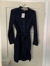 Beautiful Boden Baby Cord Shirtdress With Frill Collar