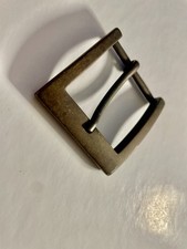 BUCKLE FOR MENS BELT WOMEN Rustic Brass Tone CASUAL FORMAL 35mm