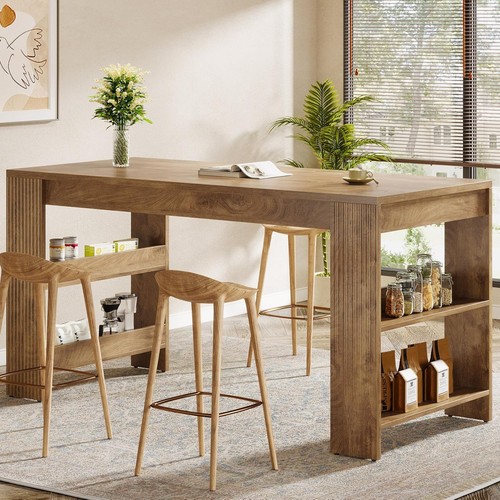Inch wooden bar table - 63-inch,