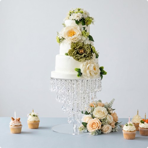Cake stand with dangling - cake,