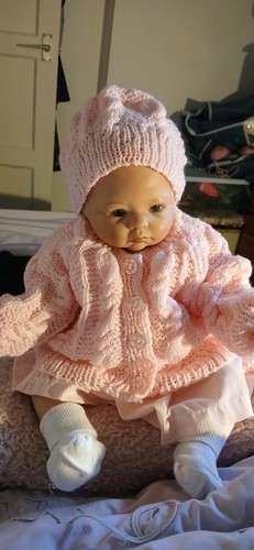 Hand knitted baby - baby, cardigan