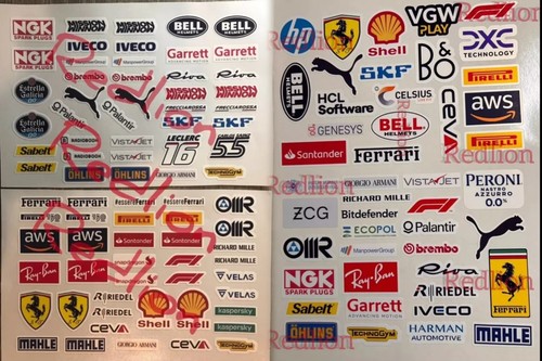 Scuderia ferrari stickers - scuderia, f1
