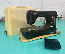 Necchi Silvia 584 Multimatic Sewing Machine Hard Case Pedal Vintage Retro 1970s