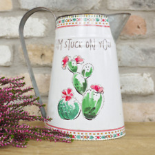 Metal Decorative Jug Cactus