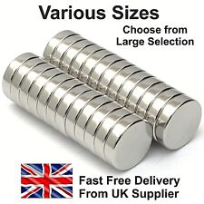 Strong Magnets - Neodymium Magnet - Various Size 2-40mm VERY POWERFUL disc round