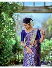 Designer Party Wear New Pakistani Saree Blouse  Sari Indian Wedding Bollywood