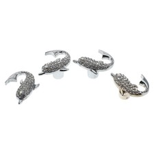  4 Pcs Silver Handles Drawer