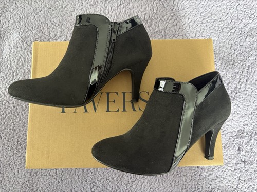 Pavers black boots wide fit - boots,