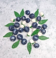 Blueberry charms handmade
