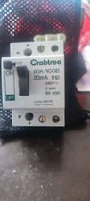 crabtree 80a 30ma rccb rcd