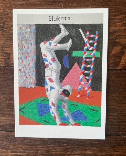 David hockney harlequin tate - david,