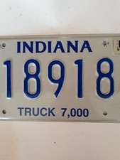 2008 Indiana license plate