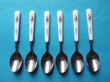 Viners Fresh Fruit Pattern: Six Teaspoons (14cm) Excellent Condition Hardly Used