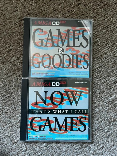Amiga cd32 discs - discs, games
