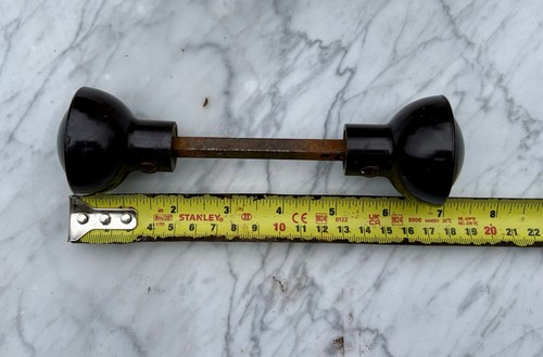 Bakelite door knobs dark - bakelite,