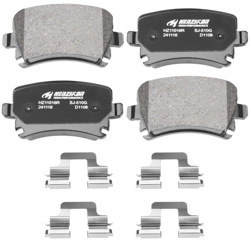 4pcs rear brake pads - pads, for