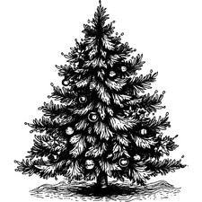 'Christmas tree' Unmounted