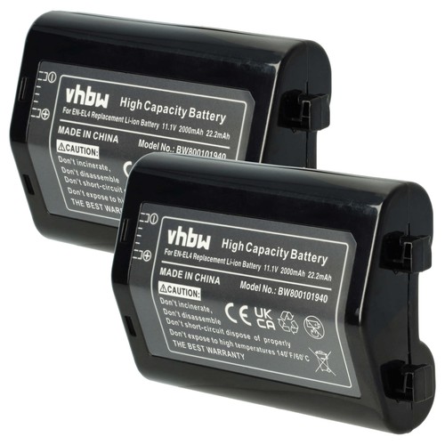 Battery for nikon d3x - 2x, d3