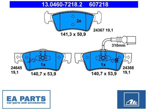Brake pad set disc - disc,