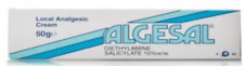 1 x Algesal Local Analgesic Cream-  50g