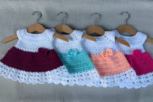 Handmade crochet baby - baby, girl