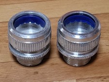 2 x Alloy Felxible Conduit Glands M20 thread, to suit 21mm OD conduit
