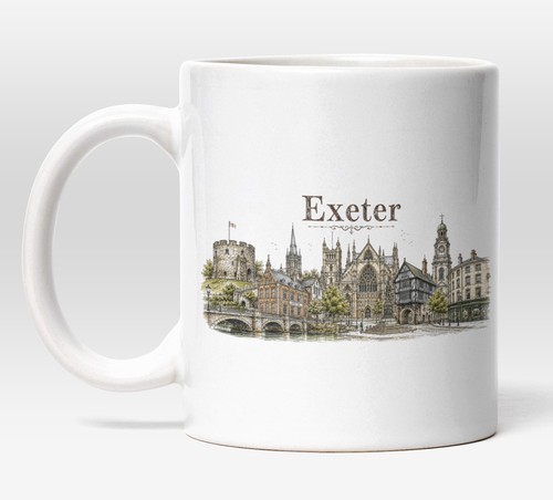 Exeter souvenir mug vintage - souvenir,