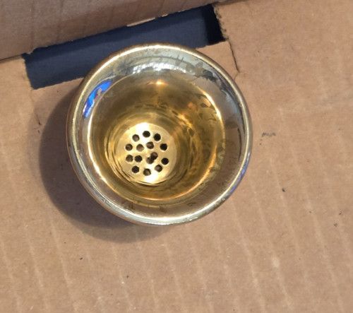 Reproduction brass mouth piece - brass,