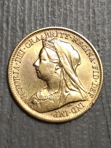 1900 queen victoria gold half - 1900,