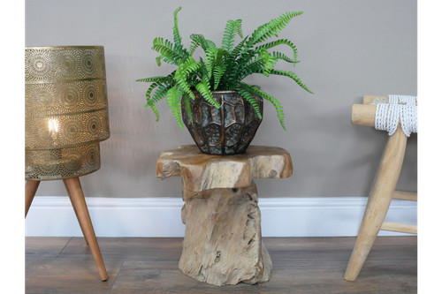 32cm wood teak root occasional - wood,