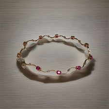 Women's Gold Ruby And Diamond