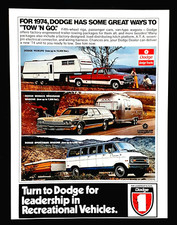 Dodge truck trailer ad vintage