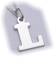 Pendant and Chain Letter Large