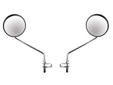 2x Trumpf Anti-Glare Bicycle & Moped Rear View Mirror - Chrome - 100mm, Cruiser