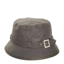 Barbour Kelso Wax Belted Hat Olive