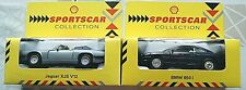 2 X SHELL SPORTCAR COLLECTION DIECAST MODELS - JAGUAR XJS V12 & BMW 850i BOXED