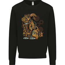 Steampunk Rabbit Mens Sweatshirt Jumper