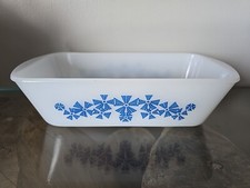 Vintage GLASBAKE Blue