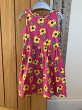 Tesco F&F Girls Pink Floral Print Sundress Size 3-4 Years