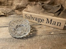 Vintage Elegant Clear Glass