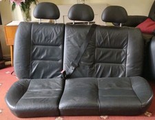 Genuine Black Leather Rear Seats From Vauxhall Corsa C Sri 5-door Hatchback