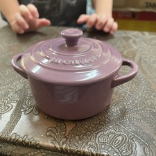 Le creuset  Purple Le Creuset Lidded Soup Bowls Bean Pots Red 11-05