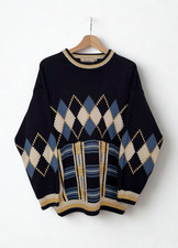 Vintage Argyle Jumper 1990s