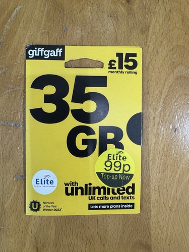 Giff gaff sim - giff, as