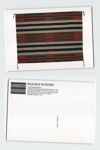 Vintage postcard navajo rugs - postcard,