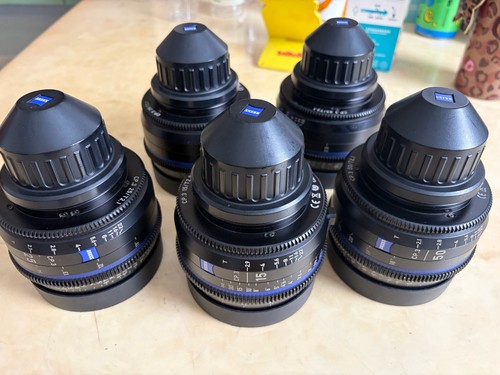 Zeiss cinema lens 5 - lens, 5-setpl